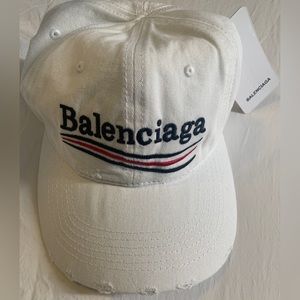 Designer inspired White baseball cap